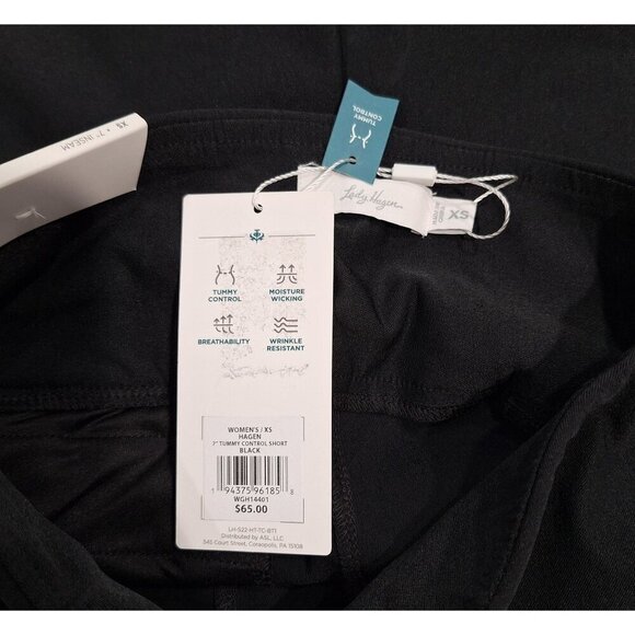 NWT Lady Hagen Womens Tummy Control Pull-On Shorts/Sz. XS - Picture 5 of 5